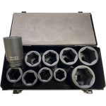 Bato Slagtoppesæt lang 3/4" 27-50mm. 10 dele 1916