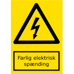 Bato Advarsels skilt A4 14995