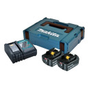 Batteripakke 18V m. 2 stk 6,0Ah batterier 1 x lynlader - Makita 198116-4
