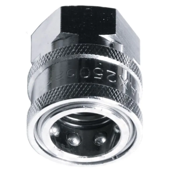 Reno Lynkobling - 3/8" messing, plastkap...