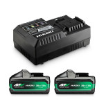 Hikoki multivolt batteripakke 2xBSL36B18X 4,0/8,0Ah + UC18YSL3