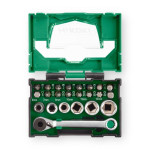Hikoki bitsboks 24 dele skralde/toppe 80007 / 40030020