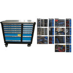 Bato Værtkøjsvogn 14 skuffer XXL 506 dele - 9145-506