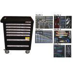 Bato Værktøjsvogn 9124-208T TOMMER sort 92112