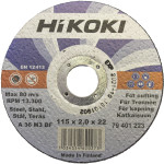 Hikoki skæreskive stål 115x2,0mm 79401223