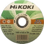 Hikoki skæreskive sten 125x2,5mm 79406333