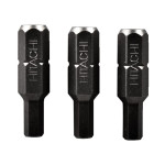 BITS 1/4 HEX 3-25MM (3 STK) - Hitachi 66752344