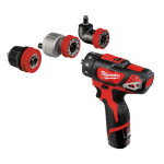 Milwaukee BOREMASKINE M12 BDDXKIT-202C 4933447836