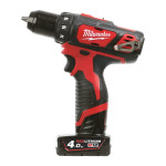 Milwaukee BOREMASKINE M12 BDD-402C 4933441925
