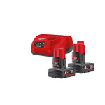 Milwaukee batterisæt M12 NRG-602 4933451903