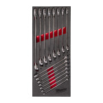 Milwaukee ringnøgle dobbelt skum toolguard 9 dele 4932499086