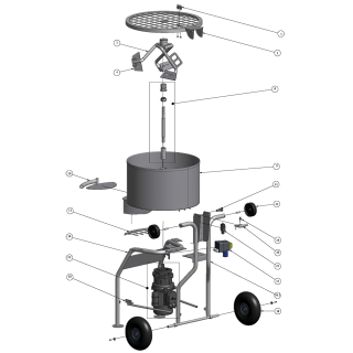 Baron E90/E120/E200 plade for lågkontakt 50601