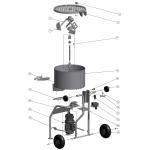 Baron Adaptorkabel 240V 10A 1m  CEE/DK 50104