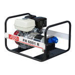 Fogo FH6001R generator 230v, benzin, 6,2 kw AVR, Honda motor, danske stik 59270R