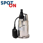 FLAIR 400SX rustfri dykpumpe 150l/min 1 1/4" 400w topafgang med automatik 05.530