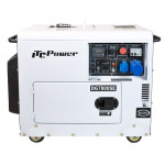 ITC DG7800SE generator 230v, 6,3 KW 12 l. tank, lyddæmpet, AVR, ITC motor 59650