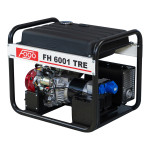 Fogo FH6001TRE generator 230v, benzin, 6,2 kw 45 l. tank, AVR, el-start, Honda motor, 59270TRE