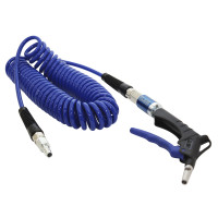 FLAIR 4/6mtr. PU spiralslange med Sikkerhedskobling og Ventura blæsepistol 85200SV