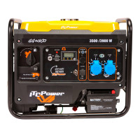 ITC GG40XEi generator 230v benzin 3,9 kw inverter el-start ITC motor Schuko stik 59016